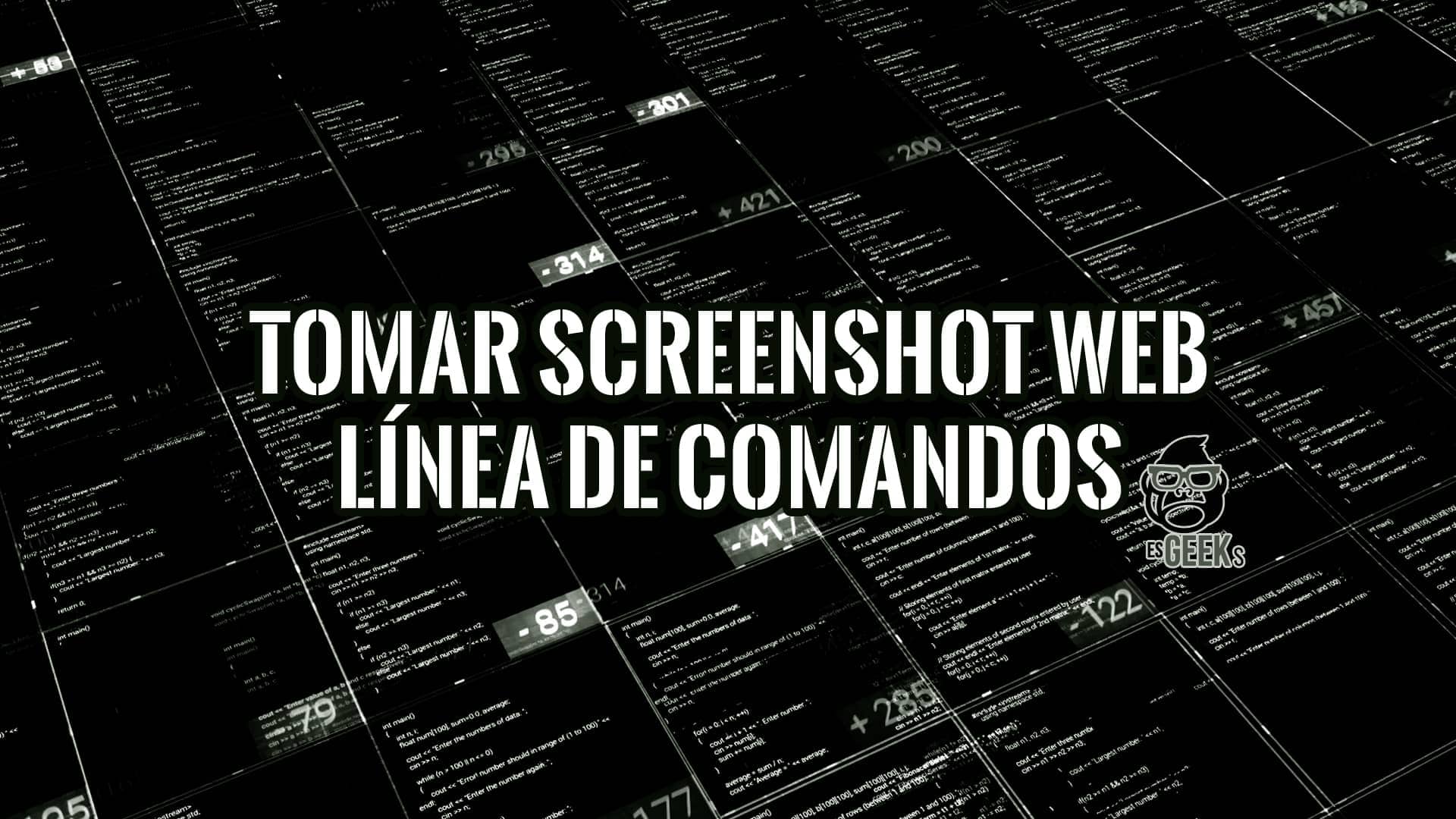 Cómo Tomar Captura de Pantalla de Sitio Web usando la Línea de Comandos