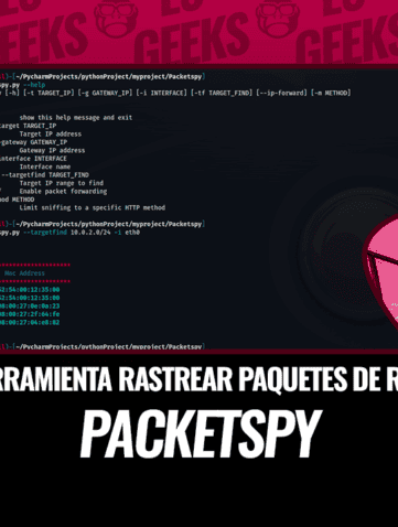 PacketSpy Herramienta para Rastrear Paquetes de Red