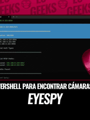 EyeSpy Herramienta de PowerShell para Encontrar Cámaras IP