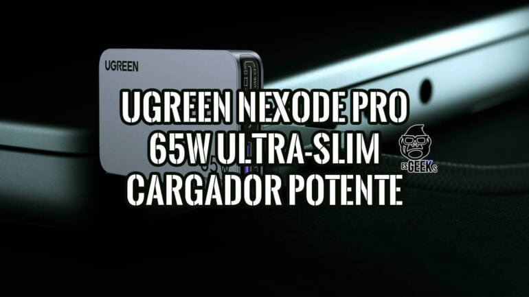 Ugreen Nexode Pro 65W Ultra-Slim Pequeño Cargador Super Potente