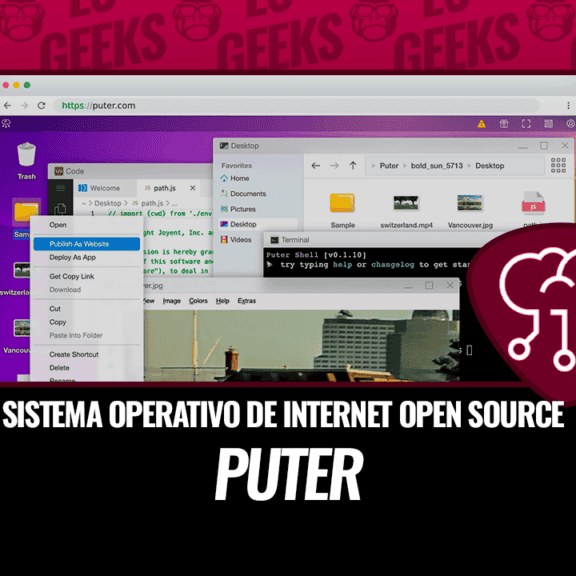 Puter Sistema Operativo de Internet Gratis, de Código Abierto y Autohospedable