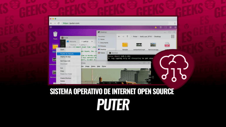 Puter Sistema Operativo de Internet Gratis, de Código Abierto y Autohospedable