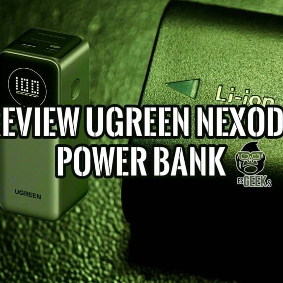 Review de UGREEN Nexode Power Bank que Muestra Nivel de Carga con Emojis