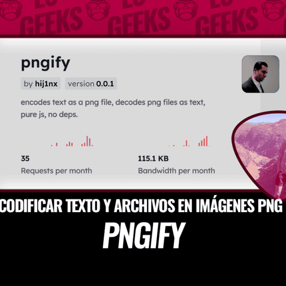 PNGify Codificar Texto y Archivos en Imágenes PNG
