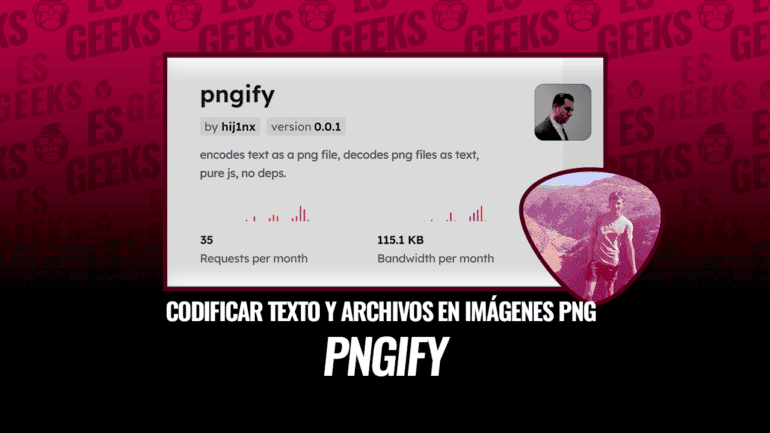 PNGify Codificar Texto y Archivos en Imágenes PNG