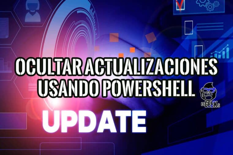 Utilizar PowerShell en Windows para ocultar actualizaciones