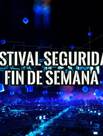 Imagen promocional de un festival de seguridad en fin de semana.