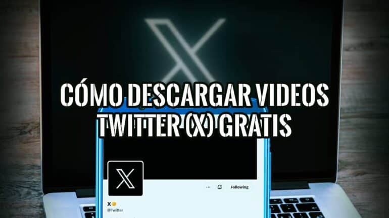 Un portátil y un teléfono móvil mostrando la interfaz de X (antes Twitter).