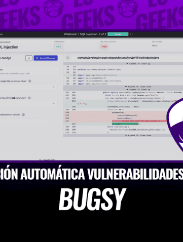 Interfaz de Bugsy, una herramienta de línea de comandos para la corrección automática de vulnerabilidades de seguridad.