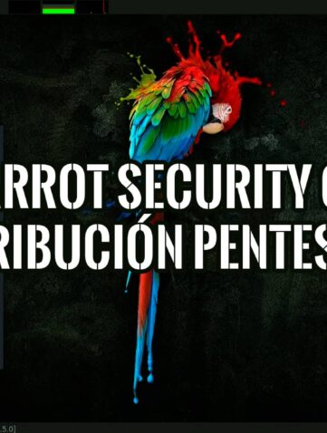 Escritorio de Parrot Security OS.