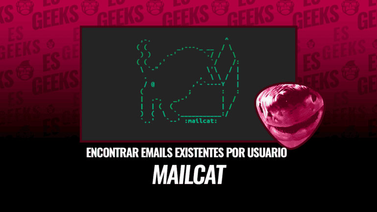 Herramienta Mailcat buscar emails