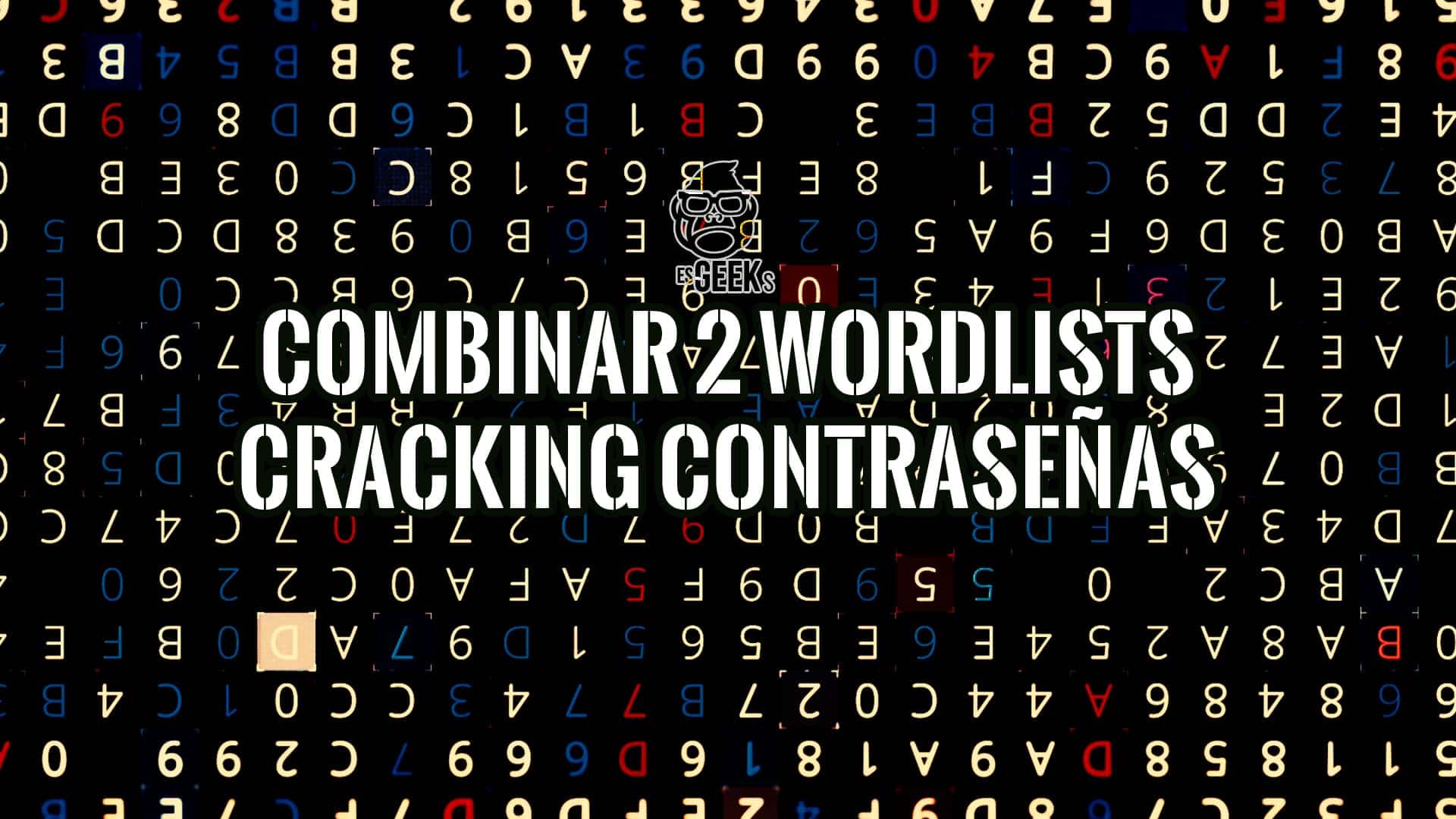 Imagen con texto que describe la combinación de dos listas de palabras (wordlists) para mejorar la efectividad en el cracking de contraseñas.