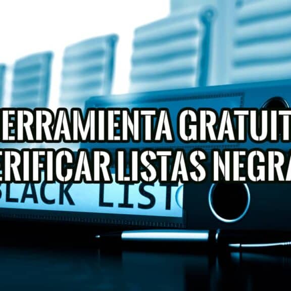 Imagen de una carpeta con la etiqueta "Black List" y el logo de esGeeks.