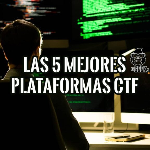 Persona frente a múltiples pantallas de código, aprendiendo ciberseguridad con plataformas CTF.