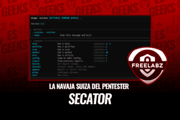 Secator CLI con opciones y comandos para pentesters.