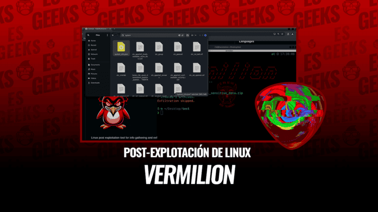 Herramienta Vermilion para post-explotación en Linux.
