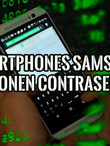 Smartphone Samsung mostrando vulnerabilidad de seguridad.