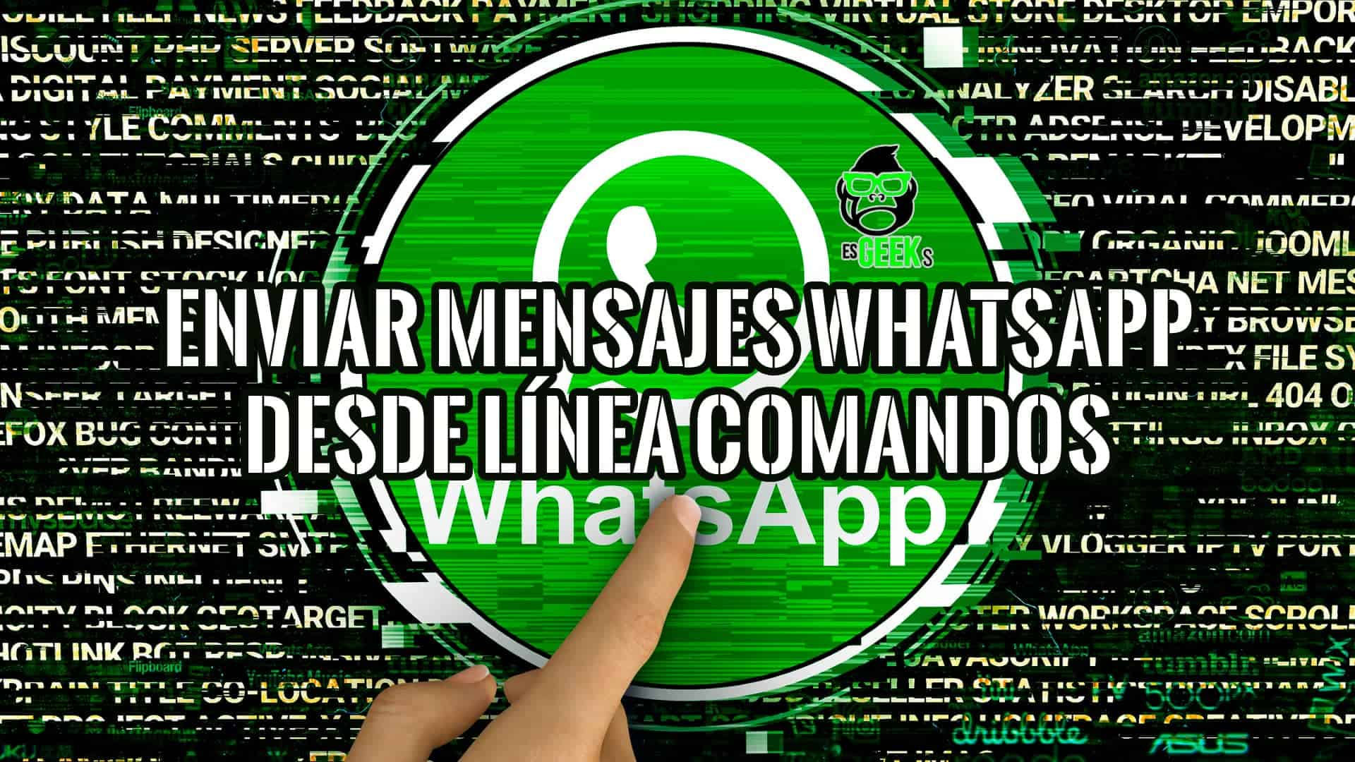Una mano interactúa con una representación digital del logo de WhatsApp en una pantalla con código fuente de fondo