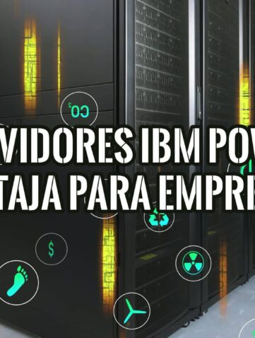 Servidores IBM Power en un centro de datos, mostrando la ventaja para las empresas.