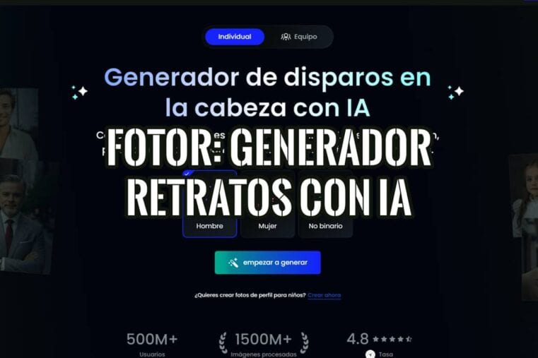 Crea retratos profesionales con IA. ¡Fácil y rápido!