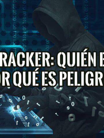 Imagen de un cracker intentando acceder a un sistema informático; descubre qué es un cracker y cómo protegerte.