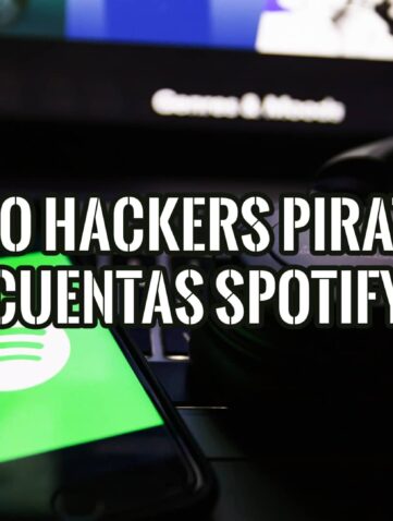Teléfono con el logo de Spotify y teclado, relacionado con la seguridad de "cuentas Spotify".