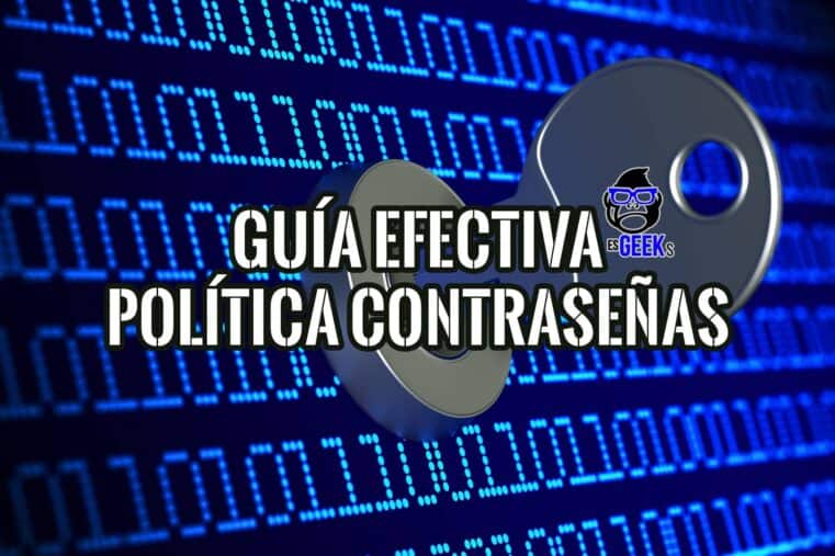 Imagen de una llave y código binario que representa una guía efectiva para políticas de contraseñas.