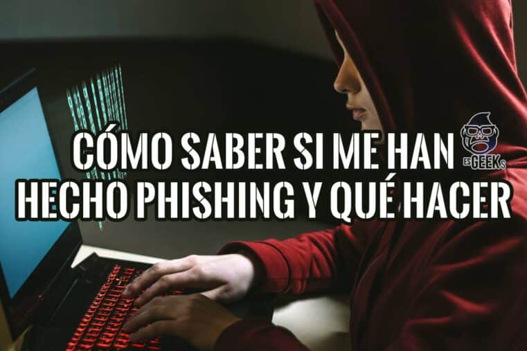 Persona trabajando en laptop, chequeando si sufrió phishing. Consejos para detectar y reaccionar ante estafas online.