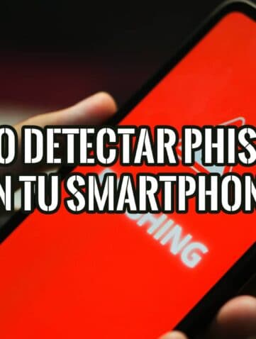 Guía: Cómo saber si tengo phishing en el móvil. Imagen de un teléfono mostrando una alerta de phishing. Seguridad móvil.