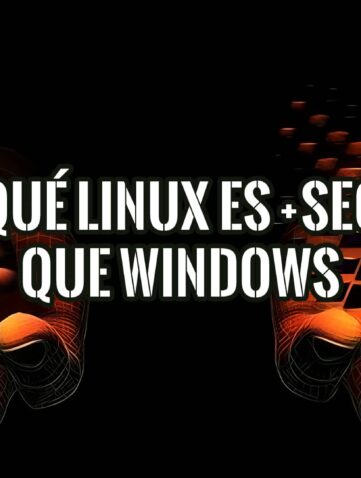 Una imagen comparativa que muestra por qué Linux es más seguro que Windows, con las mascotas de ambos sistemas operativos.