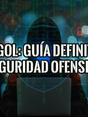 Guía visual sobre cómo eliminar cuenta Google de celular, con una imagen de fondo de seguridad digital y un hacker.
