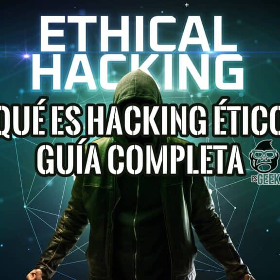 Figura encapuchada frente a una red digital, ilustrando una guía completa para principiantes sobre qué es el hacking ético.