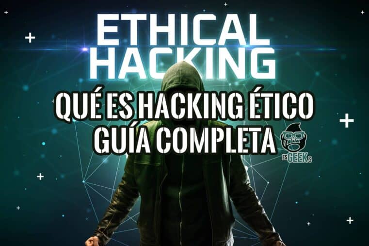 Figura encapuchada frente a una red digital, ilustrando una guía completa para principiantes sobre qué es el hacking ético.