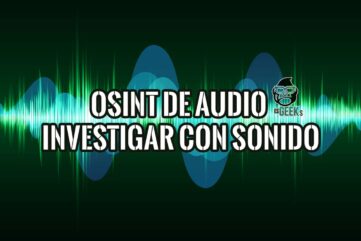 Gráfico sobre OSINT de audio que muestra ondas sonoras, representando cómo investigar con sonido para obtener información.
