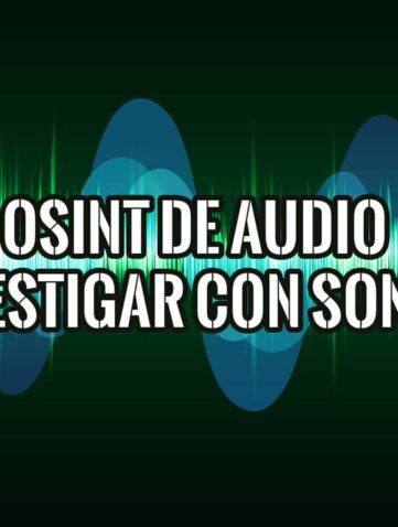 Gráfico sobre OSINT de audio que muestra ondas sonoras, representando cómo investigar con sonido para obtener información.
