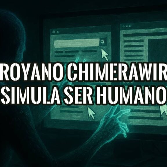 Portada del artículo sobre el troyano ChimeraWire que simula ser un humano