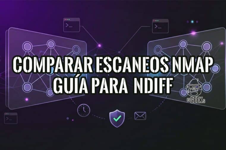 Portada de la guía para comparar escaneos nmap con ndiff.