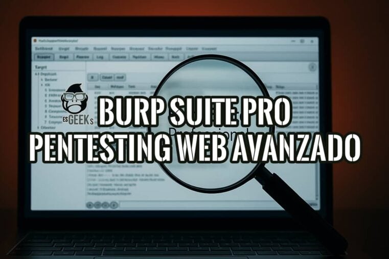 Interfaz de Burp Suite Pro para pentesting web avanzado