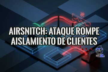 Ilustración conceptual de un ataque a una red Wi-Fi donde la comunicación entre clientes evade el aislamiento del punto de acceso