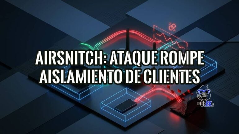 Ilustración conceptual de un ataque a una red Wi-Fi donde la comunicación entre clientes evade el aislamiento del punto de acceso