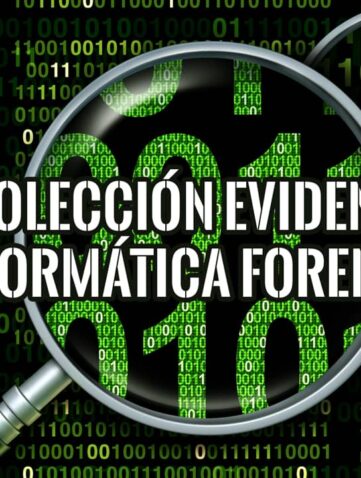 Lupa analizando código binario ilustrando la recolección de evidencia en informática forense