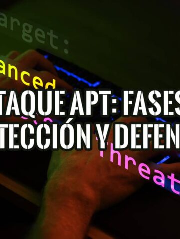 Ilustración de un ataque APT que destaca sus fases de infiltración, técnicas de detección y estrategias de defensa.