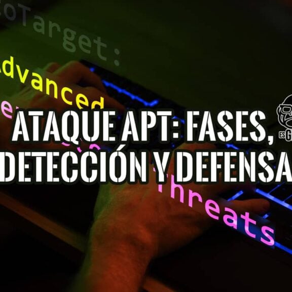 Ilustración de un ataque APT que destaca sus fases de infiltración, técnicas de detección y estrategias de defensa.