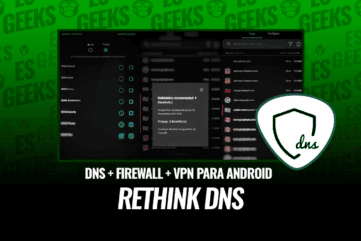 RethinkDNS: panel de resolutores DNS y registro de conexiones de la app de firewall y VPN para Android