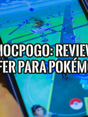 Jugando Pokémon GO en el móvil, tema de la reseña de MocPOGO