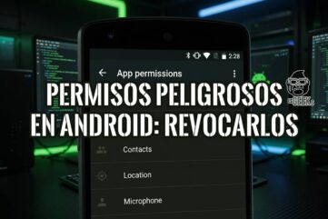 Permisos peligrosos en Android: pantalla de permisos de apps para revisarlos y revocarlos