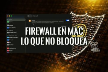 Panel de Firewall en Mac activado en Ajustes del Sistema, con el aviso de Apple sobre las conexiones entrantes