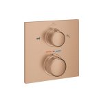 وش خلاط بانيو دفن بدون جسم جروهي ألور ثيرموستات روز جولد مط 19446DL2