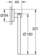 4298f1fa ab08 44f2 ba0b 3a4d2cdeee8b p grohe essentials wieszak na recznik rozowe zloto szczotkowane brushed warm sunset 40365dl1
