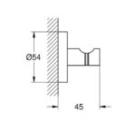 Grohe essentials 40364al1 edinichna zakachalka za kurpi i havlii grafit formabaniabg (2) 2000x2000